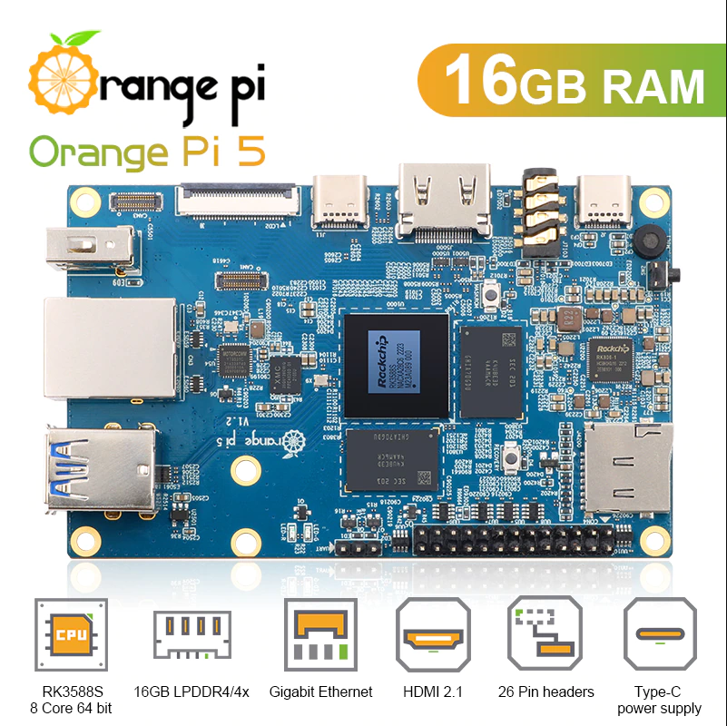 Orange Pi 5 chip RK3588S RAM 16GB - Orange Pi Viet Nam