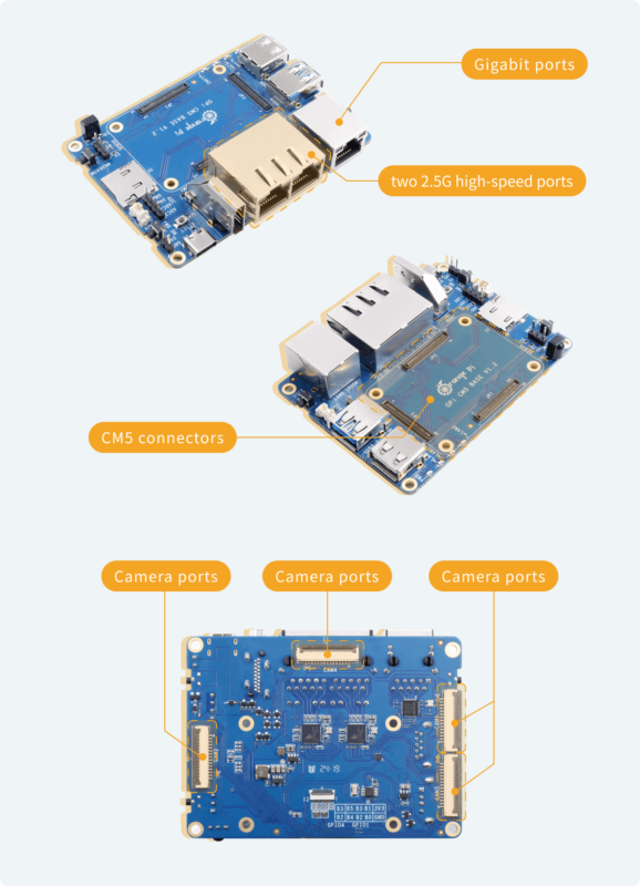 Orange Pi CM5 Base Board